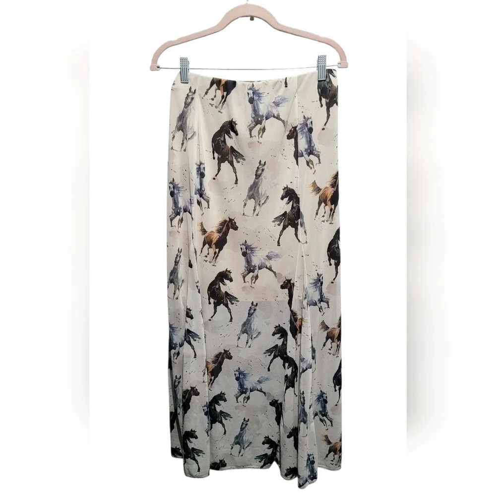The Mustang Sheer Maxi Skirt Large